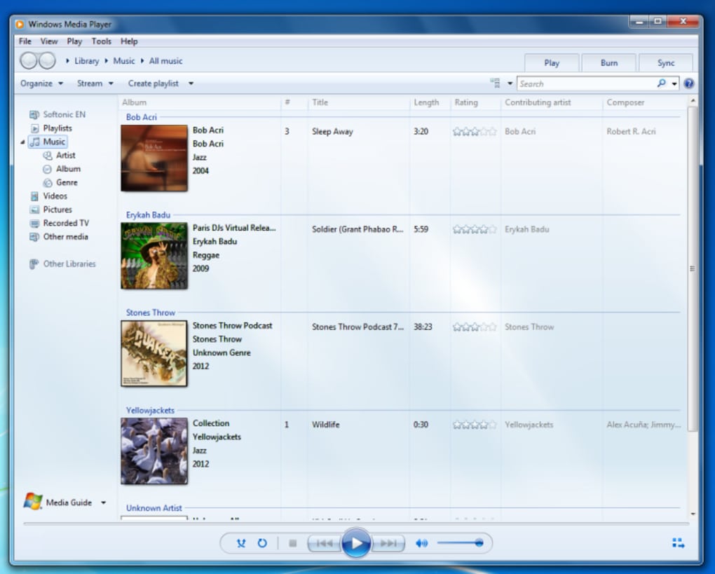Windows Media Player 12 Download